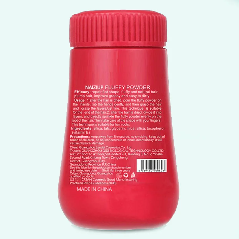 Hair Styling Powder Increases Hair Volume Captures Haircut Unisex Modeling Styling Fluffy Hair Powder Absorb Grease hair powder