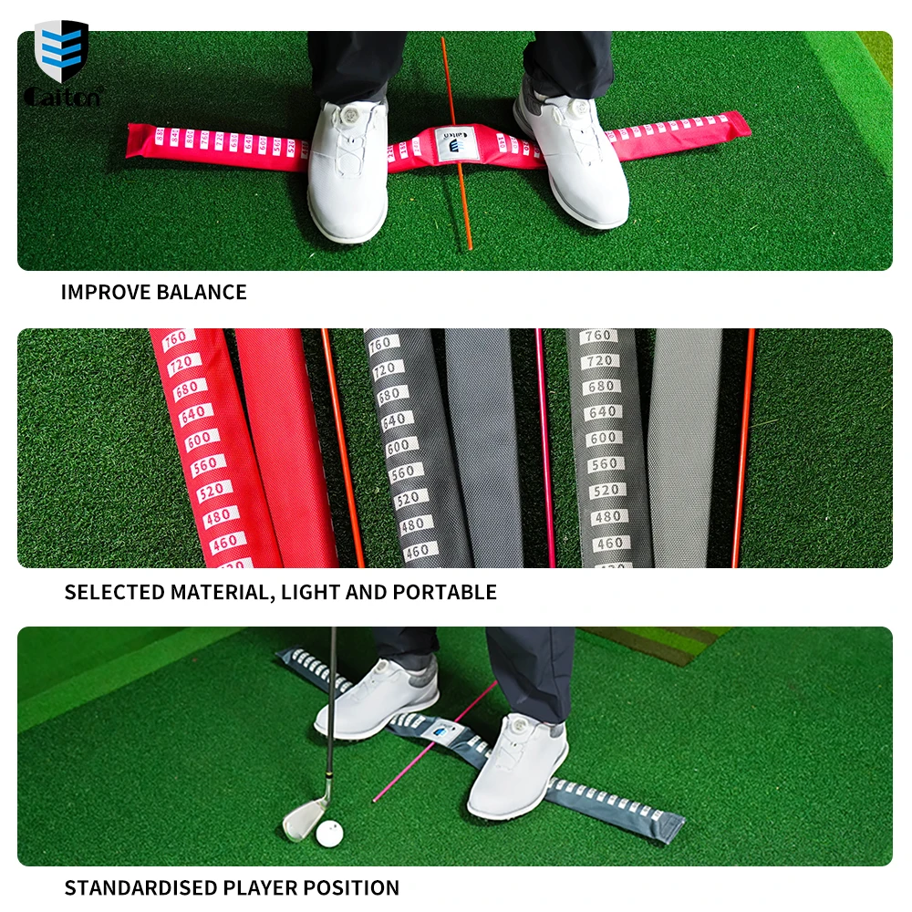 Caiton Golf Swing Trainer - An Innovative and Flexible Tool to Boost Your Balance and Swing Performance-Suitable for All Golfers