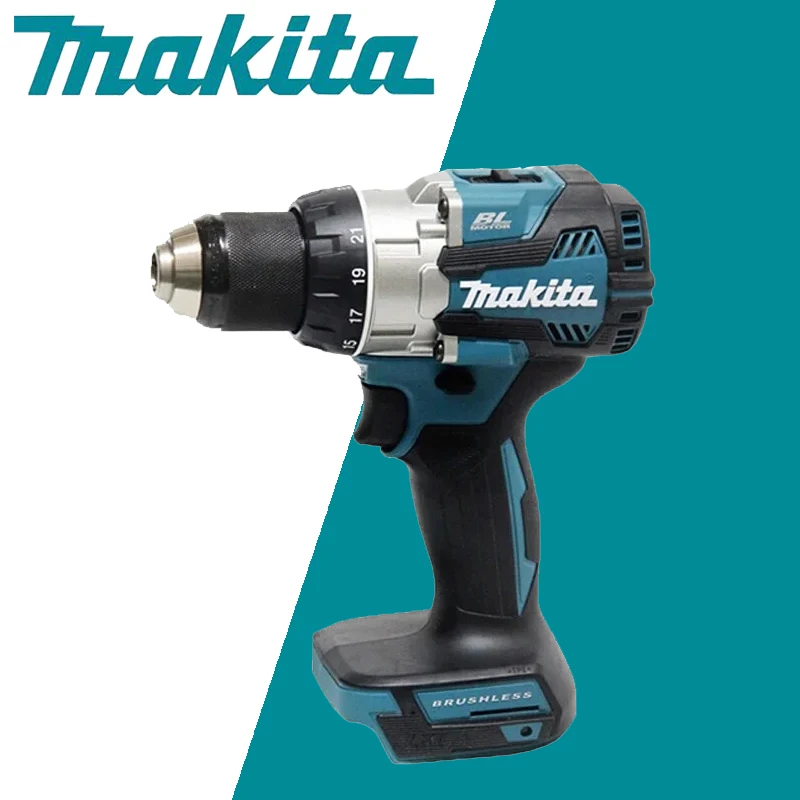 Makita DDF489 18V LXT borstelloze 13 mm boormachine 21 koppelinstellingen 2 snelheden elektrische schroevendraaier elektrisch gereedschap