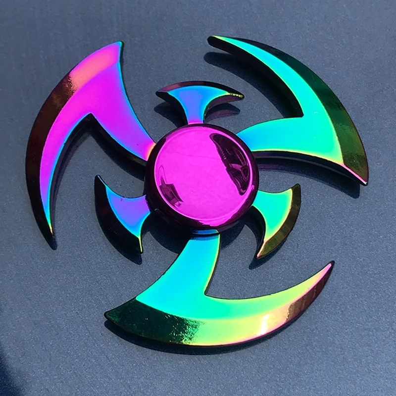 卸売 発光 カラフル 回転式フィンガースピナー 高速回転 インタラクティブ おもちゃ 抗不安 大人 子供 面白い ギフト