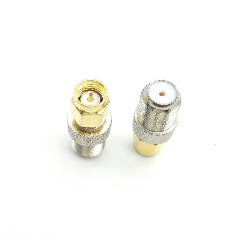 10Pcs/100Pcs  RF Coaxial Adapter SMA Male to F Female  Connector Converter for  Handy Talkie Radio