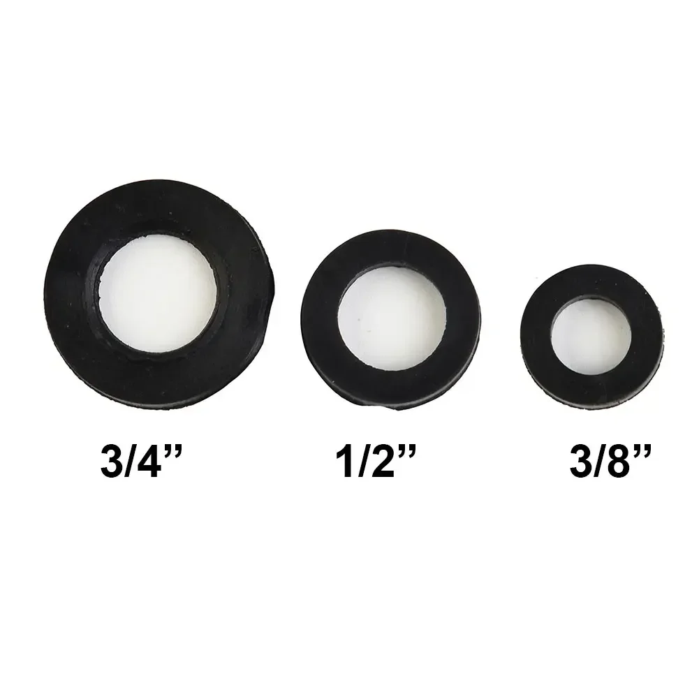 Rubber Washers Mixed Tap Washers Drip Sink Shower Hose O-Ring Gasket Seal Replacement Sealing Ring 3/8