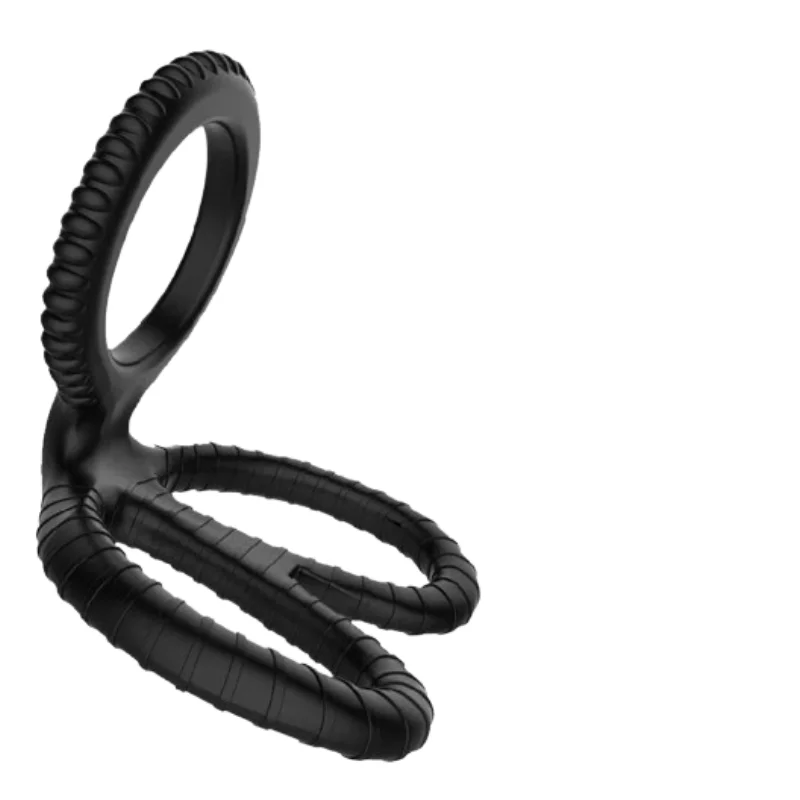 Anillo para pene de silicona SM de 1 pieza, retrasa la eyaculación, reutilizable, anillo para agrandar el pene, juguete sexual para hombres.