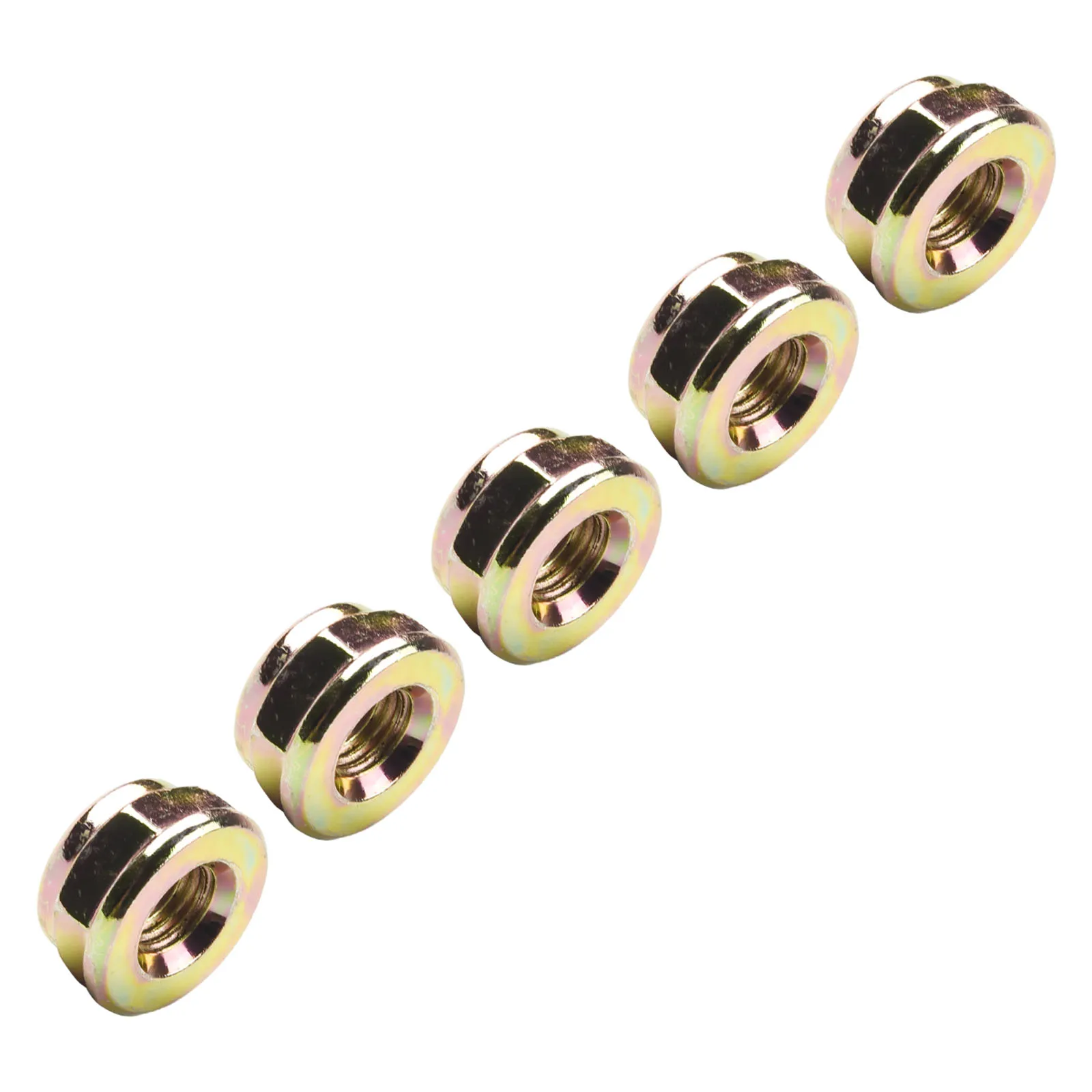 5pcs Blade Nuts Left Hand Thread for m10*1.25 For Cutter Lawn Mowers Brushcutter Angle Gear for Head Case String Trimmer Parts