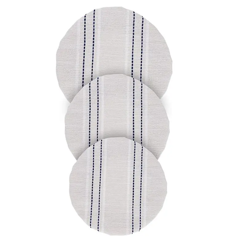 AB46-Reusable Bowl Covers For Bread Proofing, 9/10/13 Inches Bread Proofing Cover, 6 Pcs Linen Cotton Food Cover