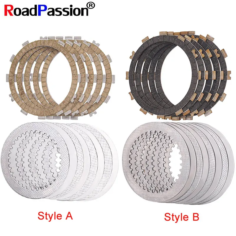 Motorcycle Clutch Friction Plates & Steel Plate Kit For KAWASAKI BJ250 250TR BJ 250 TR 13088-1124 13089-013 13089-1073