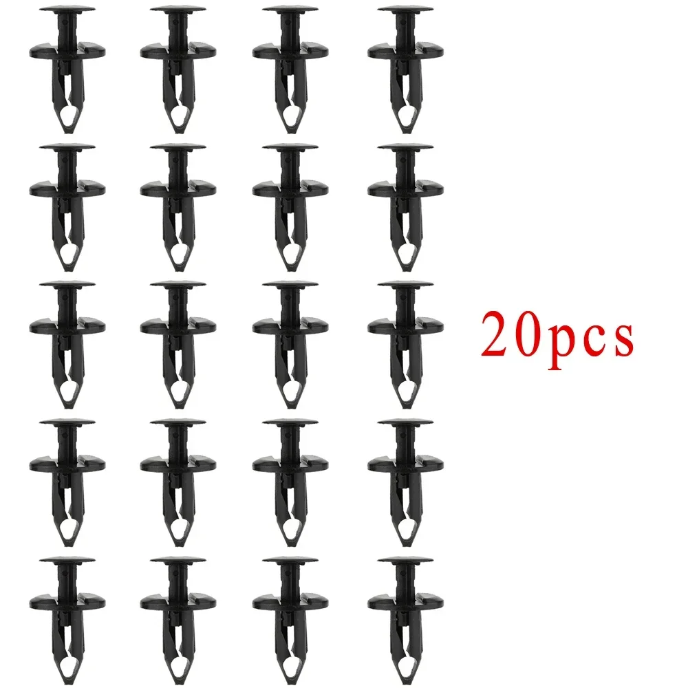 

20Pcs Car ATV Fender Plastic Clips 8mm Hole Rivet Retainers Fastener Auto Parts for Honda TRX Foreman Kawasaki Suzuki Polaris