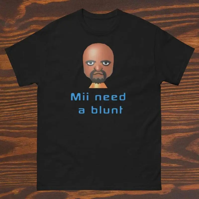 

Футболка Mii Need A Blunt Retro Inappropriate Dank Meme унисекс