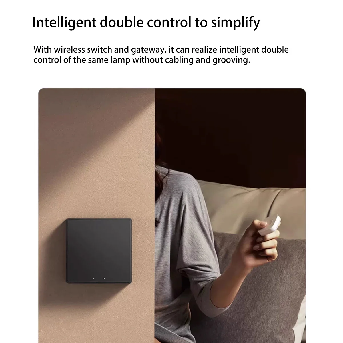 아카라 스마트 벽 스위치 D1 지그비 리모컨 조명 버튼 중성선/무중성선 타이머 스위치 (미지아 홈킷용)