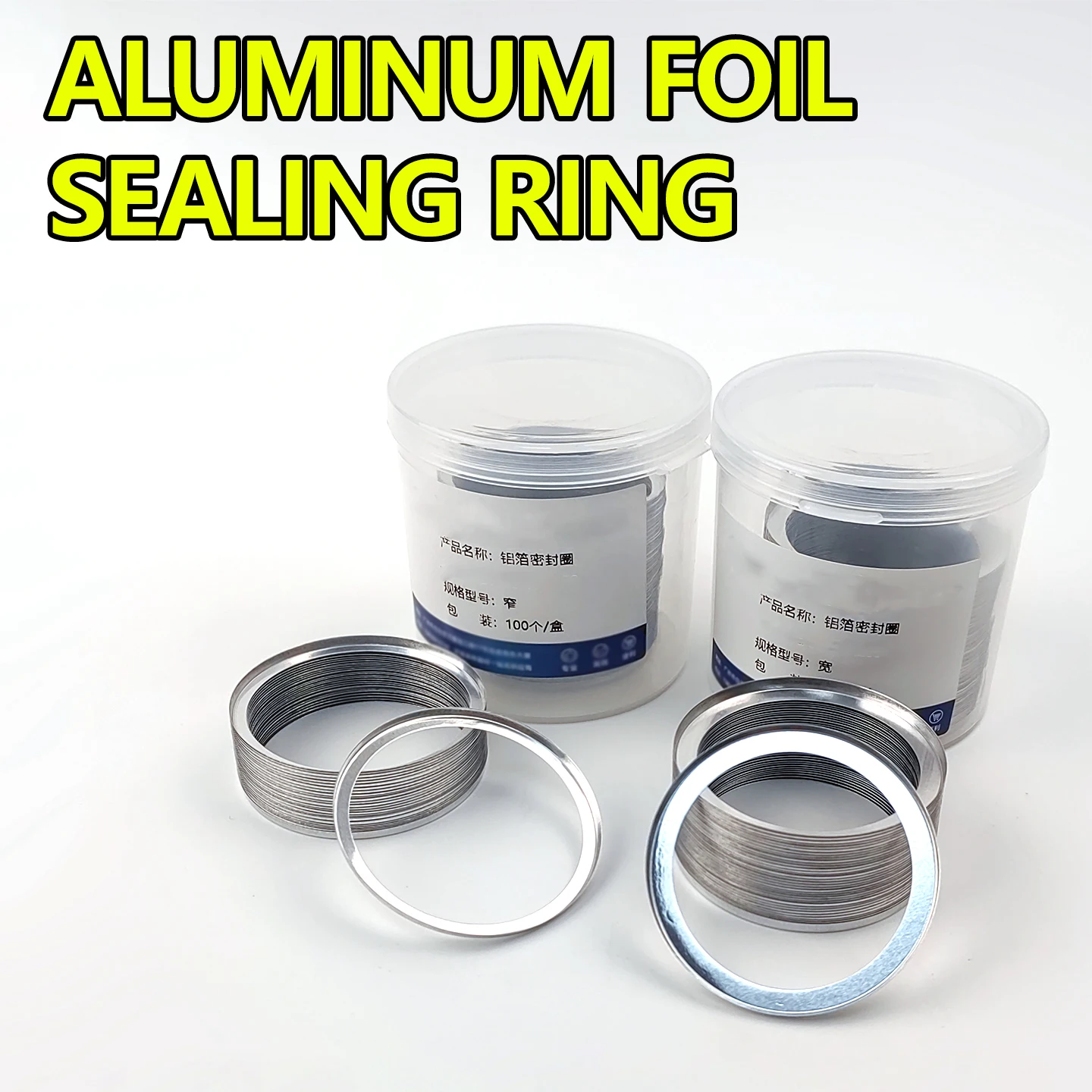 

Aluminum foil sealing ring 47mm, aluminum foil ring for low-concentration particle sampling head, wide side and narrow side