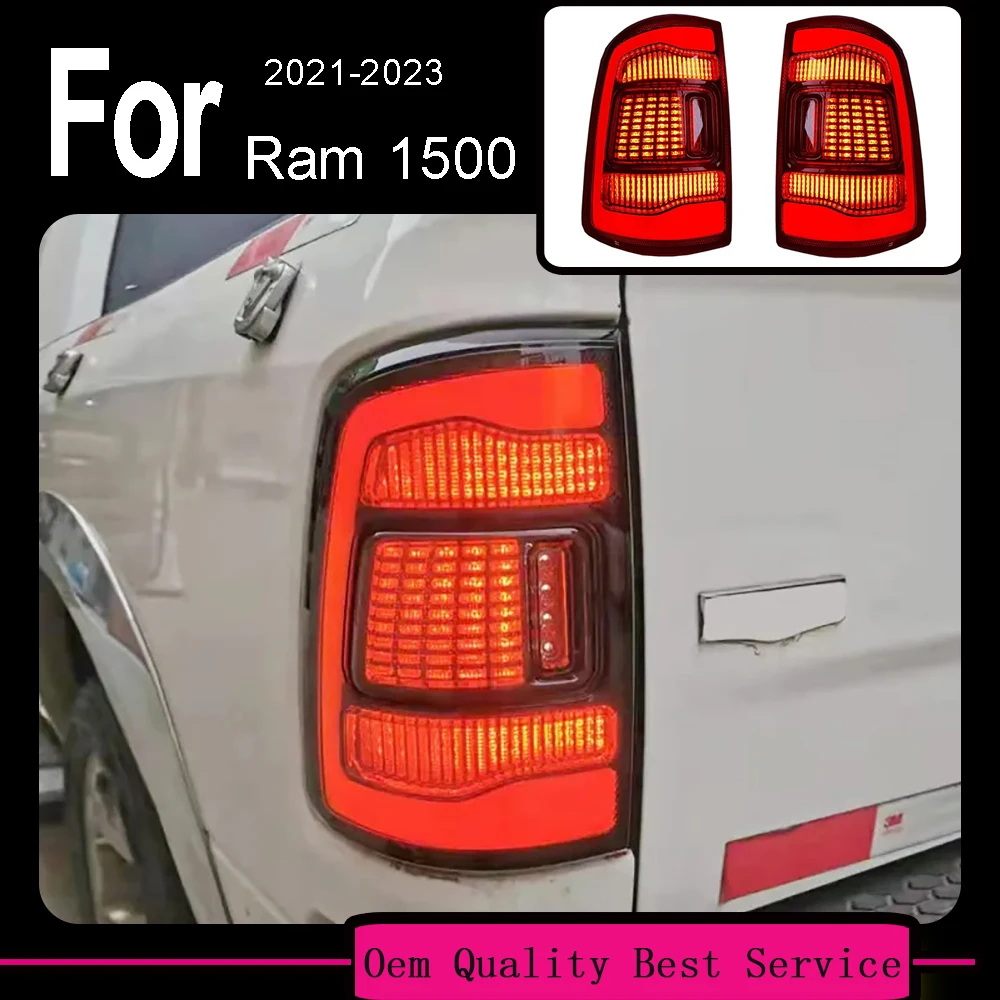 4x4 Pickup Truck LED Tail Lamp Lights For Dodge Ram 2009-2018 RAM 2500 3500 2014-2018 Taillight With Red/Yellow Turn Signal