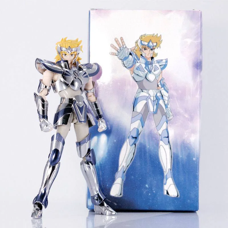 

Spot Transsion CS Triangular Seat Silver Saint Seiya Noxis Assembled Alloy Model Desktop Case Ornament Gift