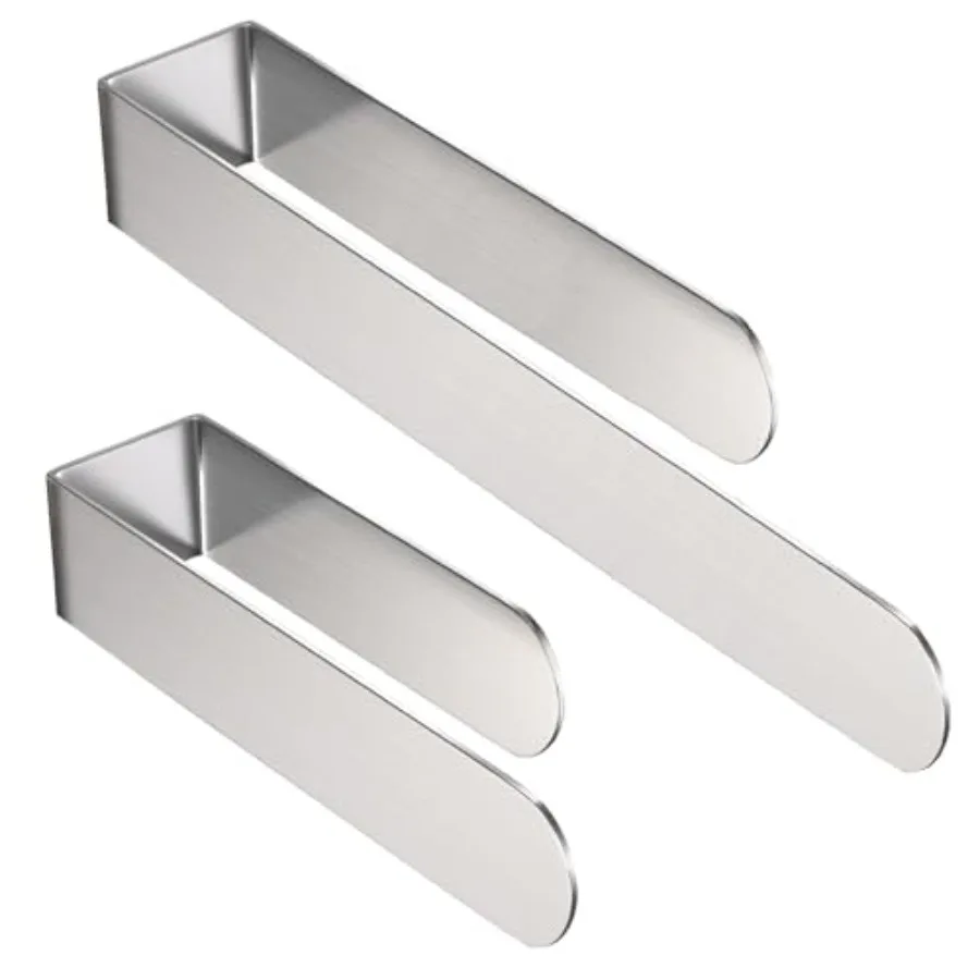 

Adhesive Hand Towel Holder 8 Inch Sticky Towel Bar and 14 Inch Towel Holder Wall Mounted Stainless Steel Kitchen Towel Holder