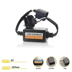 Car 1/2/4PCS Warning Canceler Plug&play Car Led Canbus Load Resistor Controller H1/h3/h4/h7/h8/h9/h11 Led Decoder Durable 12v