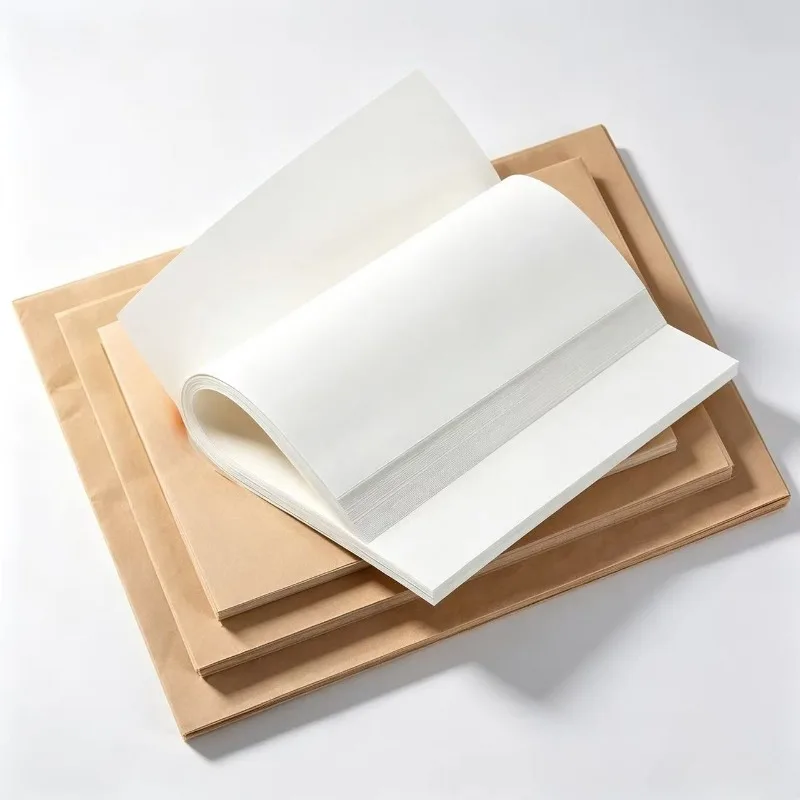 100pcs Parchment Paper Baking Sheets,Pre-Cut Greaseproof Baking Parchment for Baking Grilling Air Fryer Steaming Bread Cookie