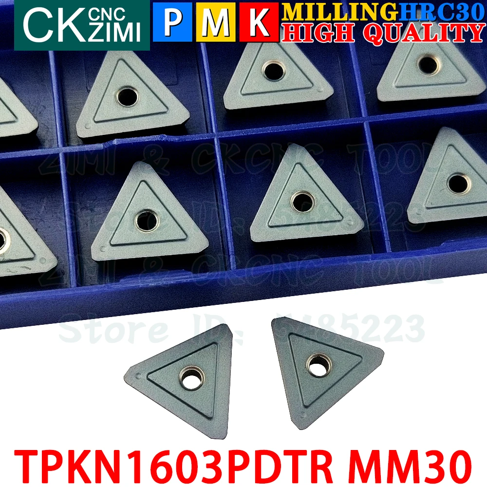 TPKN 1603 PDTR MM30 TPKN1603PDTR carbide inserts milling inserts Tools turning tools CNC Metal lathe tool Indexable Milling Tool