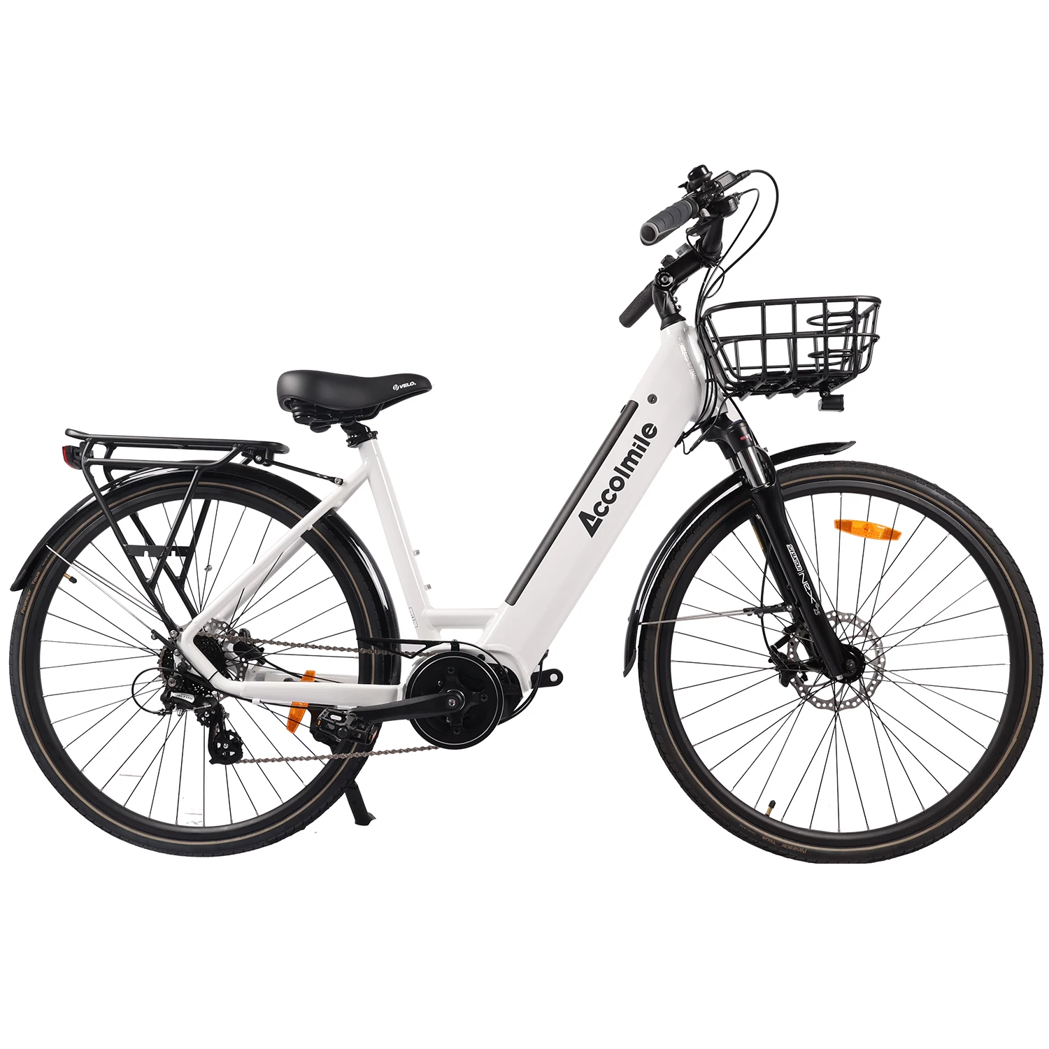 EU Stock Accolmile  700C 29inch Electric Bicycle for Men Mountain Bike 250W 36V 15.6Ah Lithium Battery City E-bike 8 Speeds