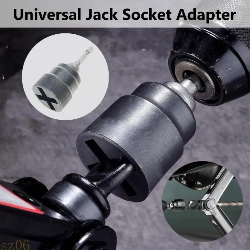 

Q2Q4 Sturdy Metal Socket Wrenches Adapters Rapid 3 Second Fastening Universal Compatibility Jacks Electric Tool