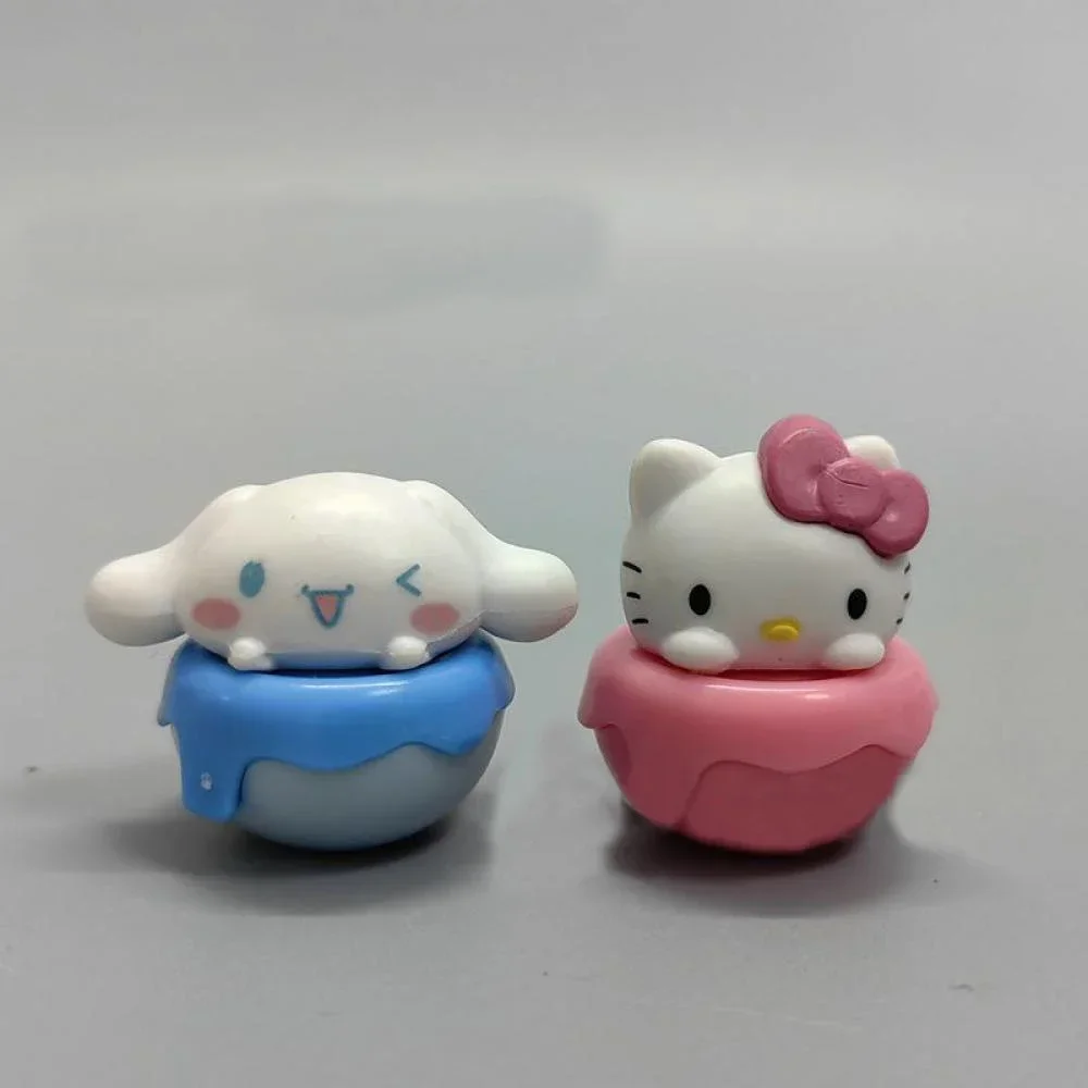 Sanrio 3Cm Hello Kitty Cat My Melody Figure Anime Kawaii Cinnamoroll Kuromi Action Collection Materials Gifts Toys For Children