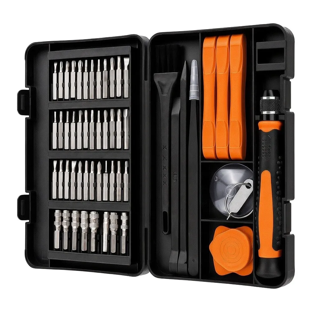 58-in-1 Magnetic Screwdriver Set Repair Tool Kits With Storage Box Small Screw Driver Tool Kits For Laptop/Phone/Glasses