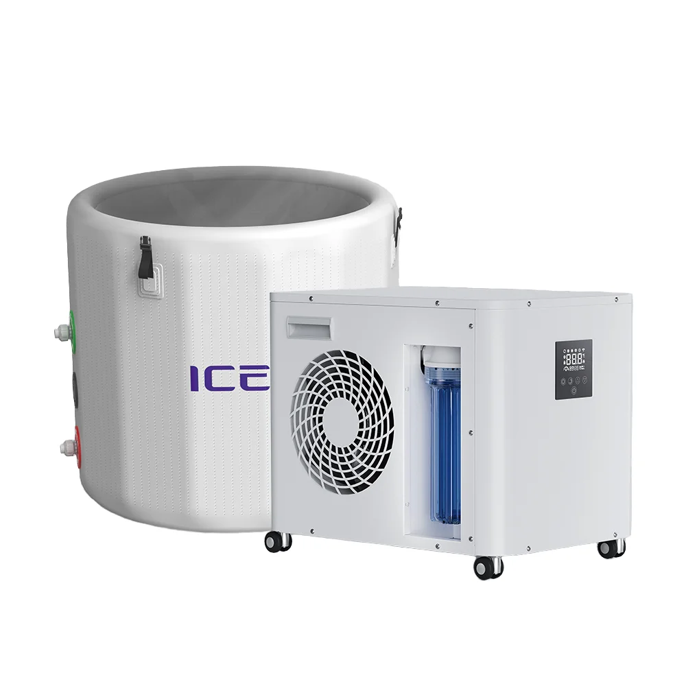 Portable PVC Slanted Ice Bathtub Free Standing Inflatable Cold Plunge Fitness Recovery Therapy Tubs Used for Ice Therapy