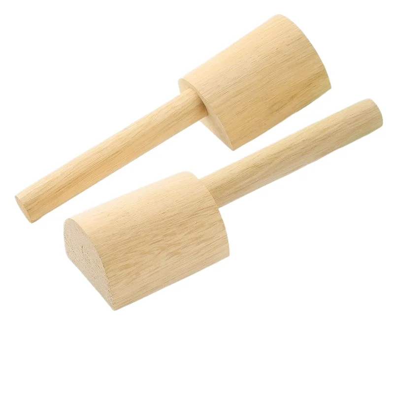 Wood Patting Clay Board Wood Patting DIY Texture Clay Clay Handmade Mud Patting Solid Wood Stick Mallet Pottery Making Tools