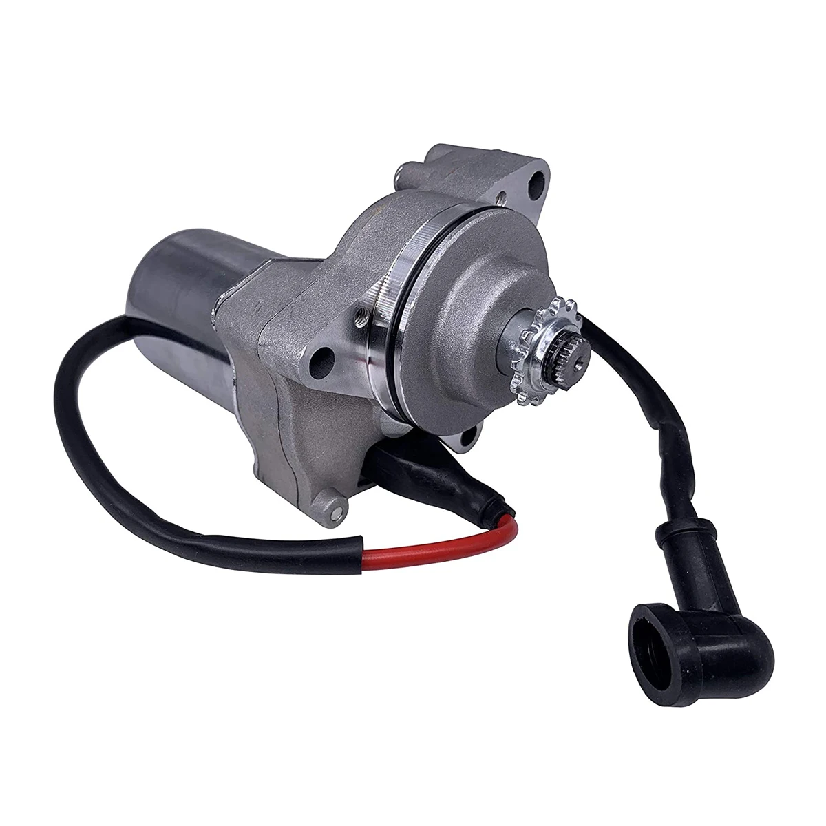 

3 Bolt Starter Motor With Line For 50CC 70CC 90CC 100CC 110CC 125CC 4 Stroke Quad Wheelers ATVs Taotao SSR Roketa Go Karts