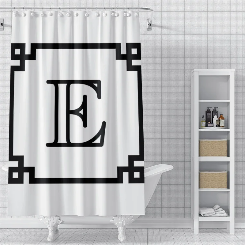 Home decor 26 letter shower curtains for bathroom waterproof fabric bathroom Curtains modern shower curtain 180x200 240x200