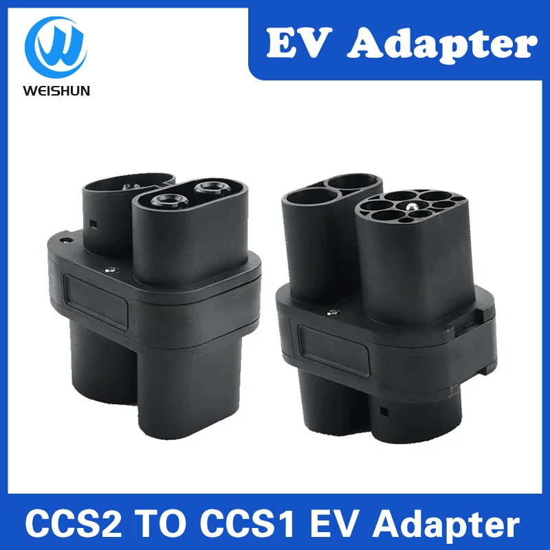 250A CCS2 to CCS1 Adapter From CCS2 Charger to CCS1 EV CCS2 to CCS1 Electric Vehicle Charger DC Fast Ev Charging Adapter