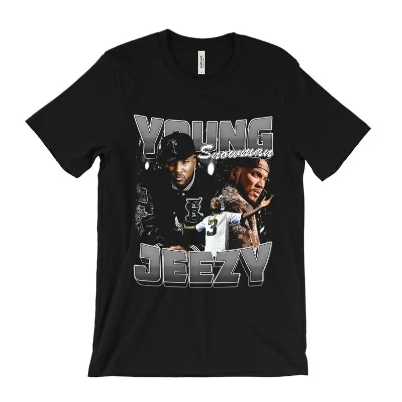 Boneco de neve camiseta jovem Jeezy armadilha ou morrer colocado ATL Hip Hop