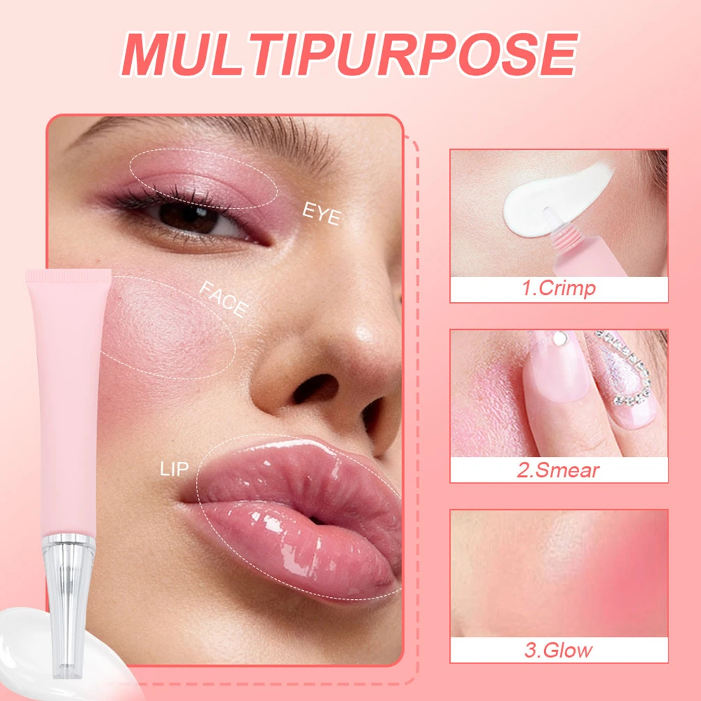 Temperature-changing Liquid Blush Private Label Cruelty Free Waterproof Long-lasting Matte Nature Custom Logo Makeup Pink Tube