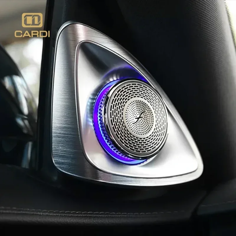 2021 Latest Launch 4D Rotating Tweeter Speaker For Mercedes S-class W223 With 64 Color Ambient Light Car Audio Speakers