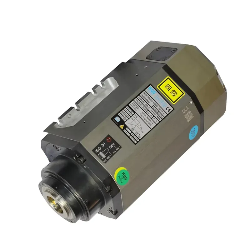HQD AC Axis Heads 5 Axis High Speed 9Kw ISO30 Automatic Tool Changing Spindle Motor for CNC Center Machine GDL65-ISO30-18Z/9