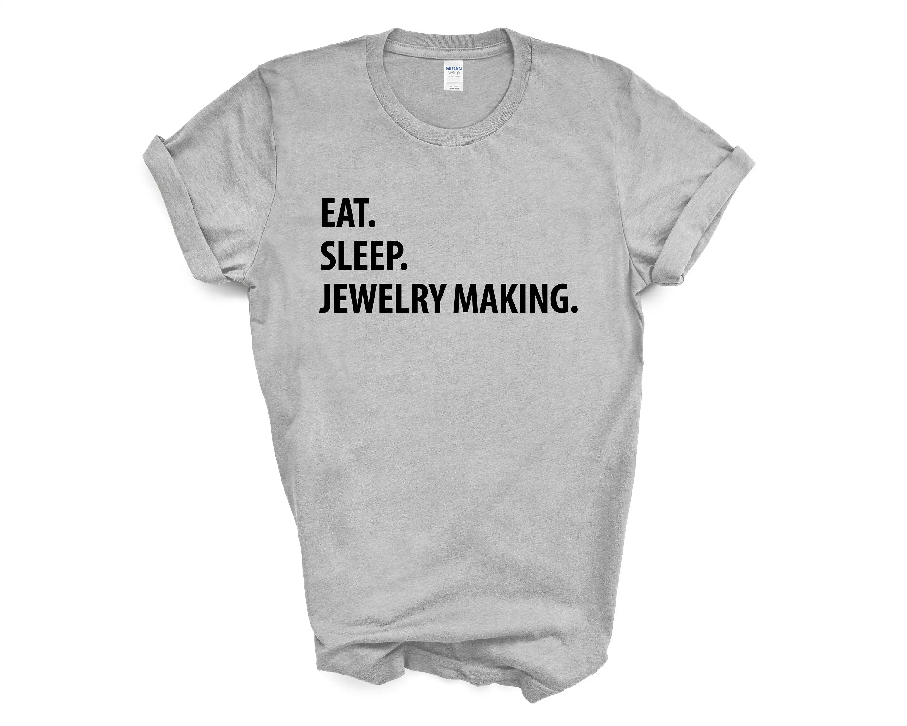 Jewelry Making T Shirt Eat Sleep S 1209