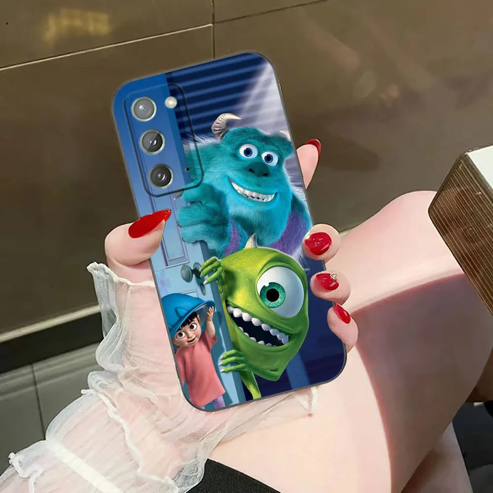 Sulley Girl Boo Monsters Inc جراب هاتف لسامسونج A02S A03S A04E A05S A06 A12 A13 A24 A30 A50 A70 نوت 10 20 M16 M23 M53