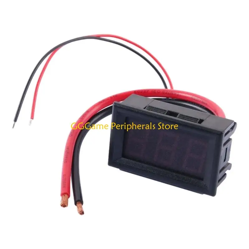 U55B Electronics Panel Ammeter with 0.56 in LED Display for Direct Current Monitoring, Lab Work, and Circuit Checks for