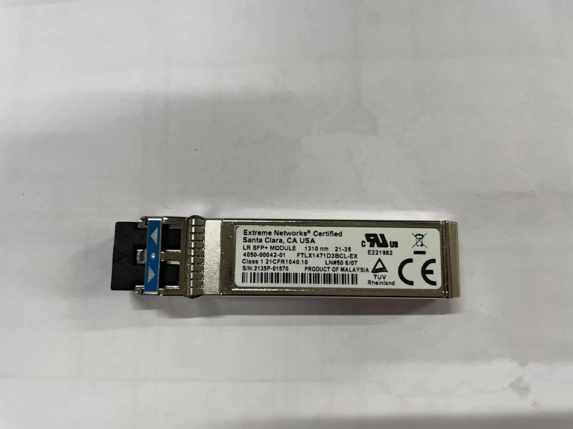 

Оптический переключатель Extreme сетей 10G LR SFP + модуль 1310 нм 4050-00042-01 FTLX1471D3BCL-EX экстремальные сети 10 Гб Sfp волокно