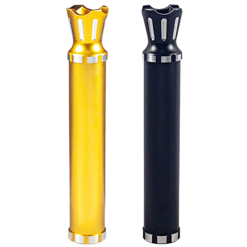 1Pcs Aluminum Alloy Cigar Tube Case Cigarettes Holder Container Portable Cigar Storage Tube Smoking Accessories