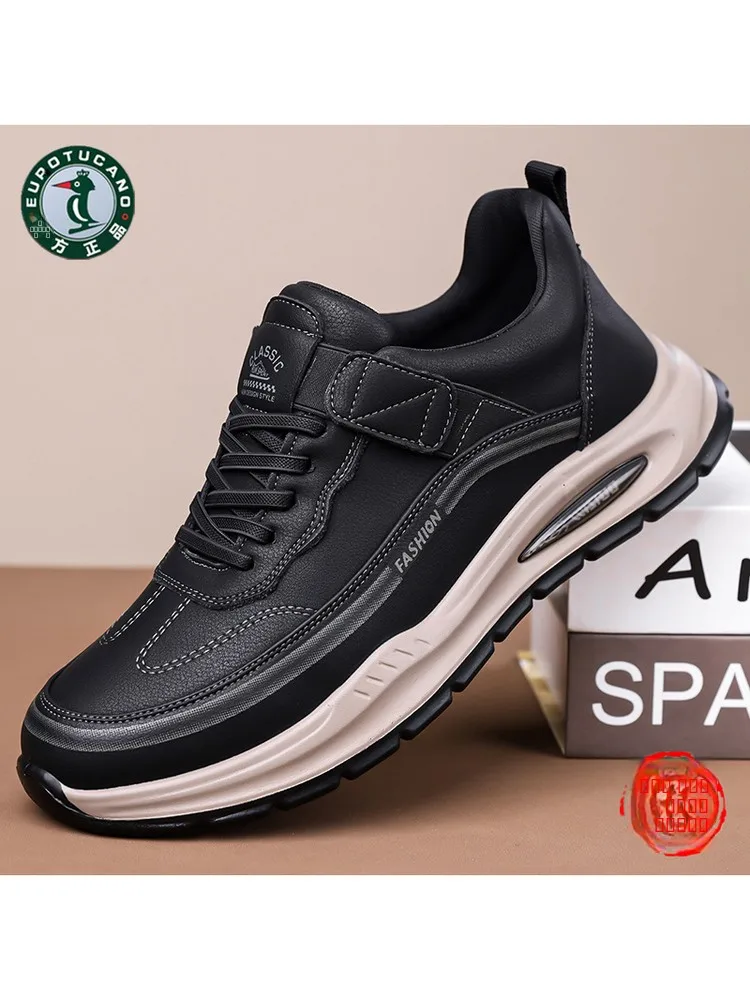 

Men's Casual oes Breathable Soft Bot Leather Sports oes Anti-slip Comfortable Fit Running oes EUROTUCANO