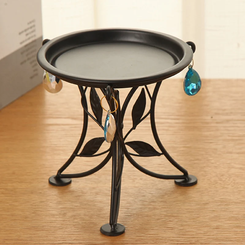 Simple Mini Iron Flower Stand Succulent Flower Shelf Flower Pot  For Desktop Balcony Decoration