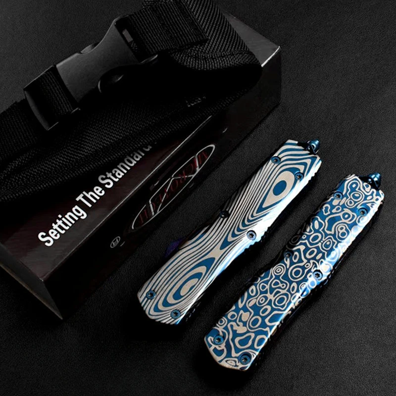 High-quality all-steel handle outdoor knife, portable high-hardness tactical knife, wilderness survival self-defense knife