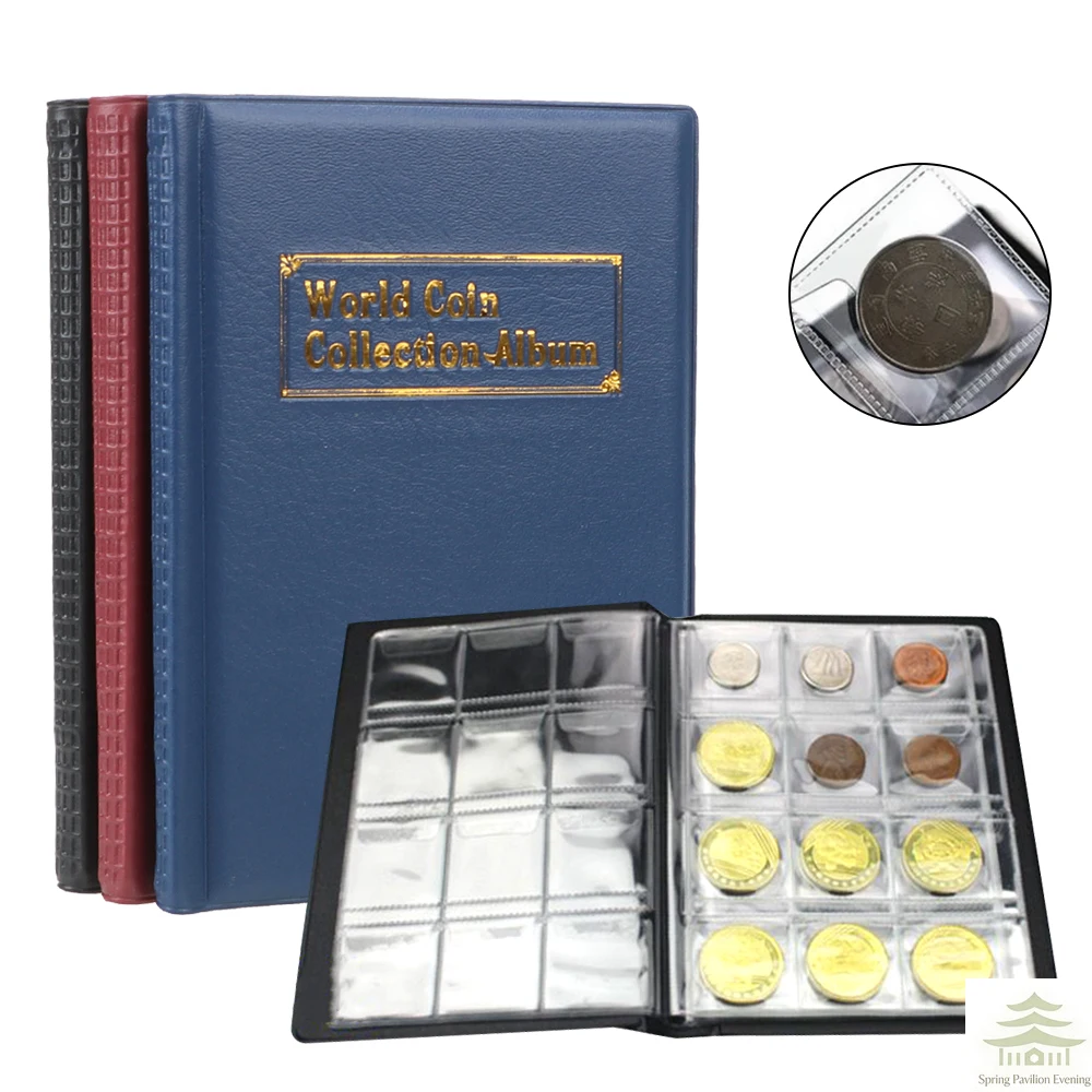 Álbum para 120 Monedas, Multi-kinético, de PVC, para Coleccionistas de Monedas y Accesorios