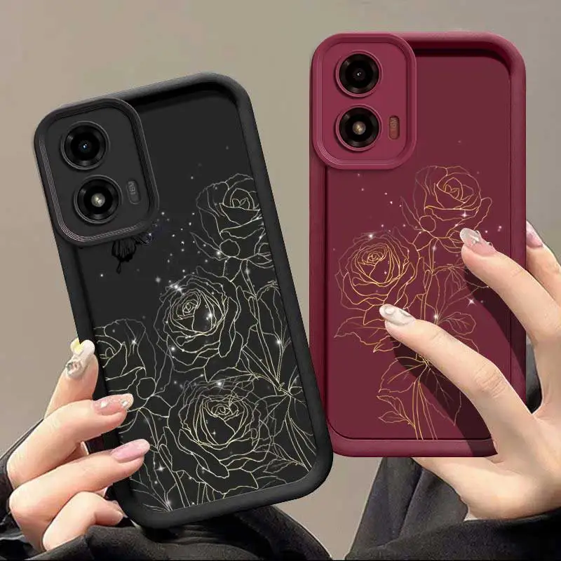 G04S Dreamy Roses Sky Eye Ladder Phone Case For Motorola Moto G04S Cover