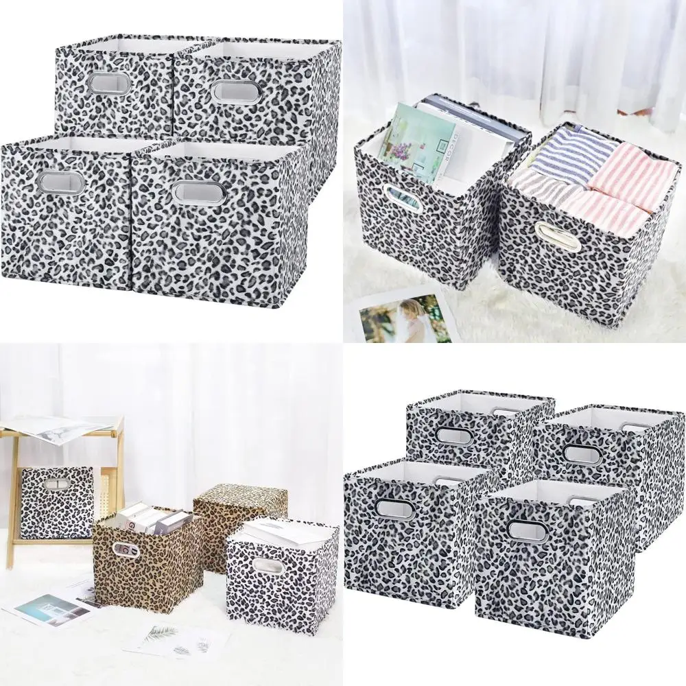 

Складные бархатные кубики для хранения с ручками, 11x11x11, для полок и шкафов, моющиеся и организованные.