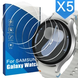 Tempered Glass Film For Samsung Galaxy Watch 7 Ultra 6 5 4 Classic Active 2 Watch 3 40/41/42/44/45/46mm Clear Screen Protector