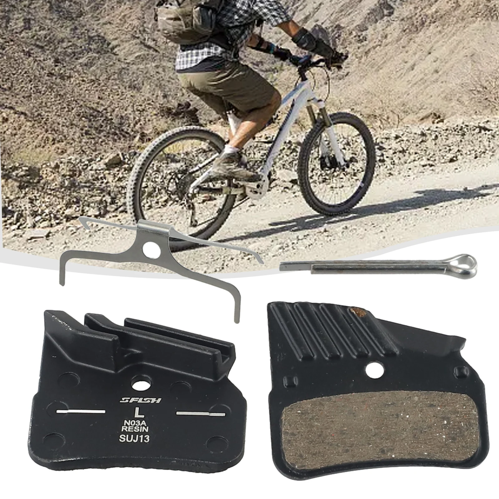 N03A Bicycle Brake Pad Set Designed Specifically for For BR Series Models to Ensure Maximum Control While Riding