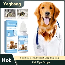 Pet Eye Drops Dog Keratitis Cataract Treatment Relieve Itching Remove Tear Stains Dirt Antibacterial Cats Eye Cleansing Drops