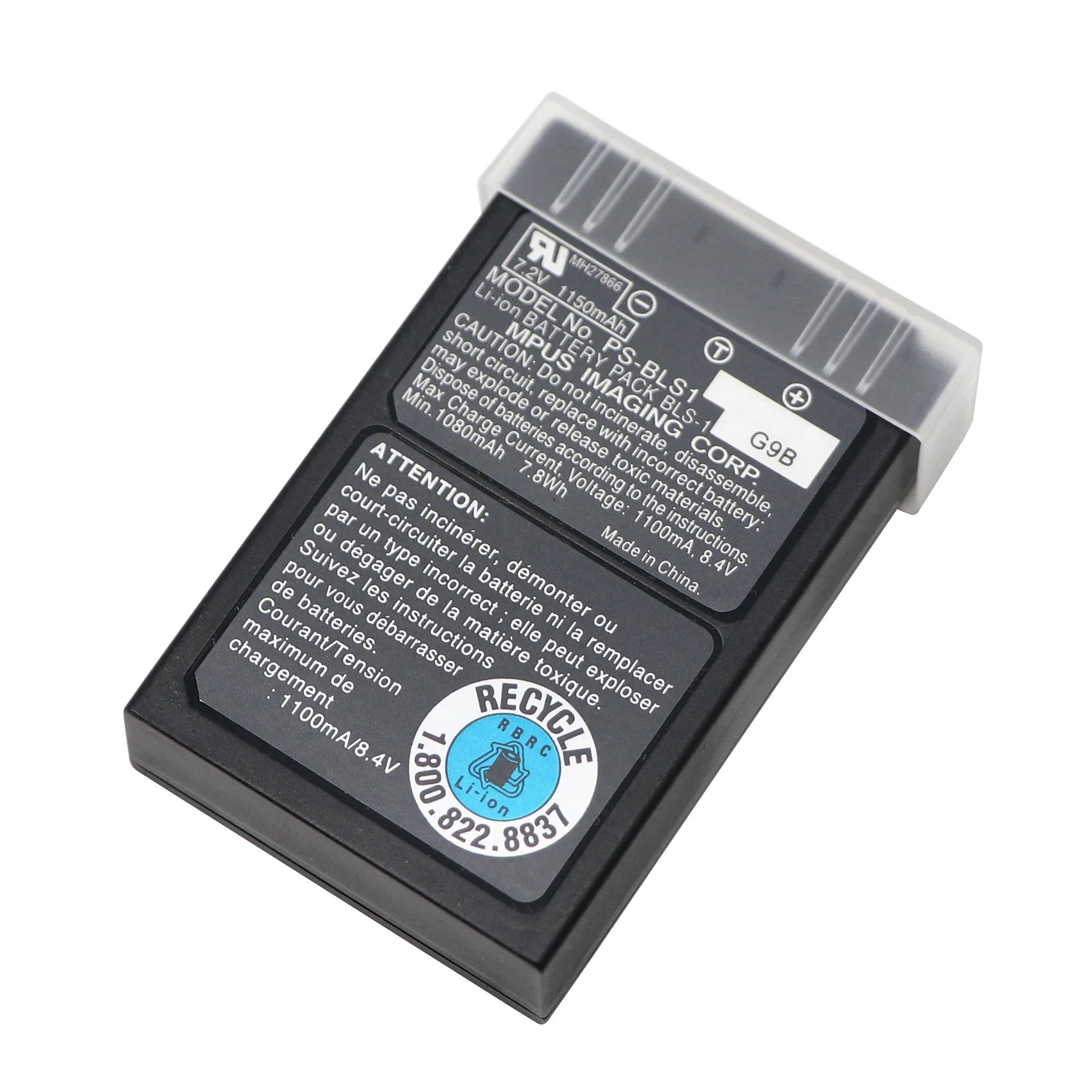 Original PS-BLS1 BLS 1 BLS-1 7.2V 1150mAh Battery for OLYMPUS E-400 E-410 E-420 E-450 E-600 E-620 E-P1 E-P2 E-P3 E-PL1 Battery