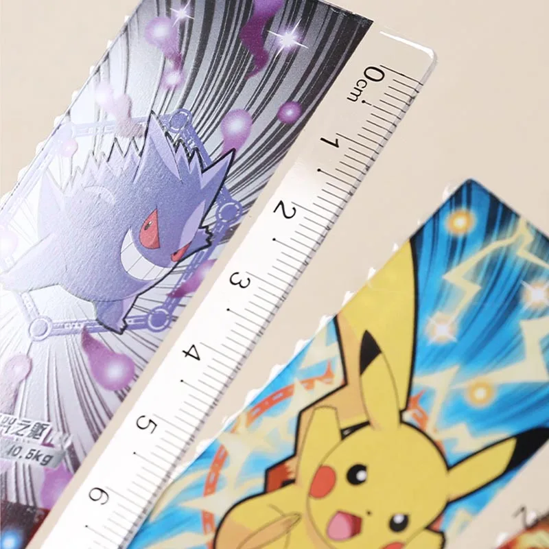 Imagem -05 - Criativa Pokémon Bookmark Bonito Pikachu Régua Marcador para Livros Escritório e Material Escolar Papelaria Gift 10 Peças Lote