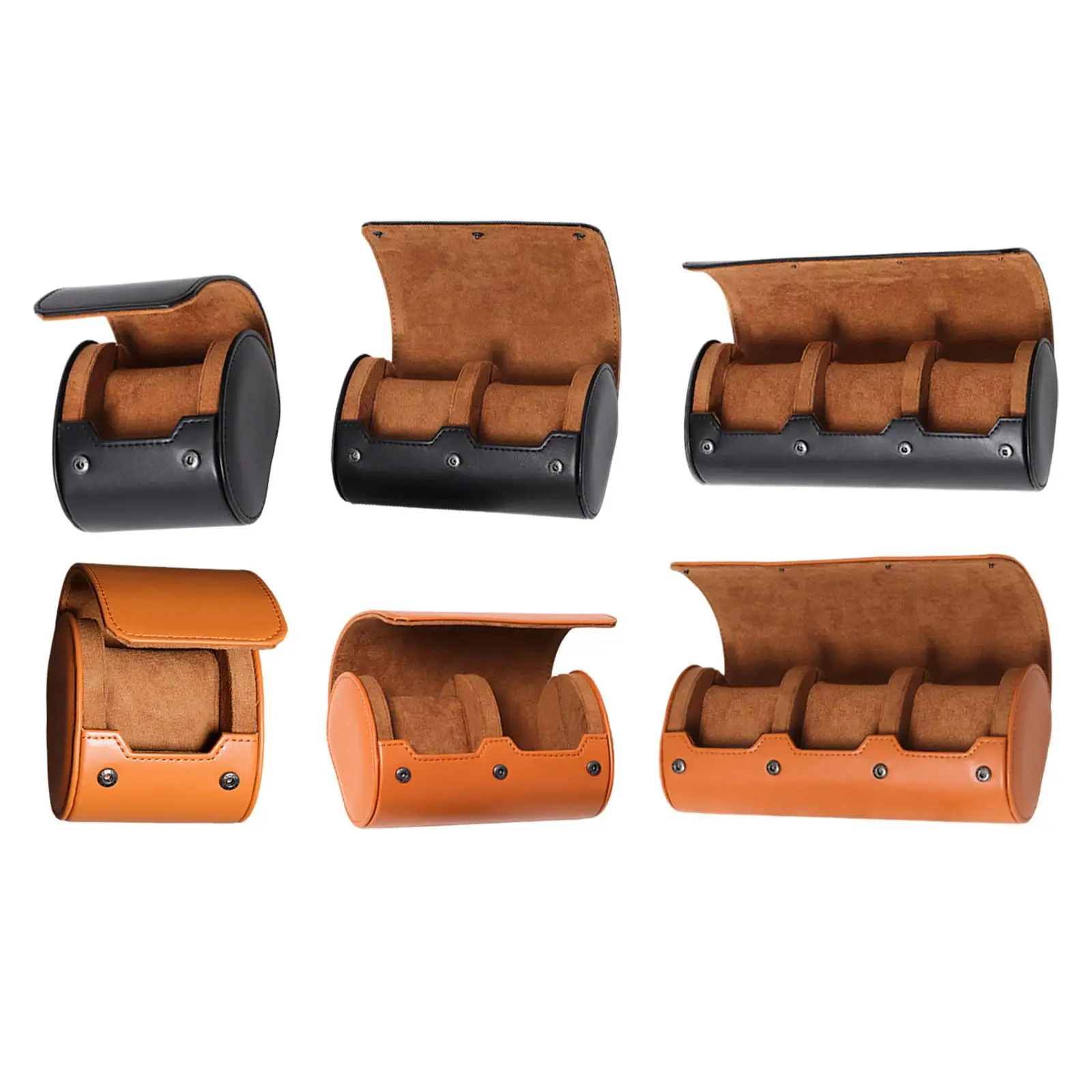 Watch Display Case Timepieces Roll Box Solid Scratch Resistant Portable Handheld